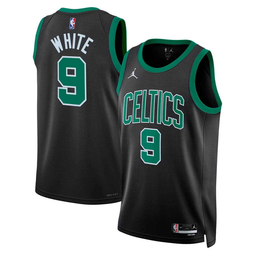 Boston Celtics Jordan Brand Statement Edition Swingman Jersey - Black - Derrick White - Unisex