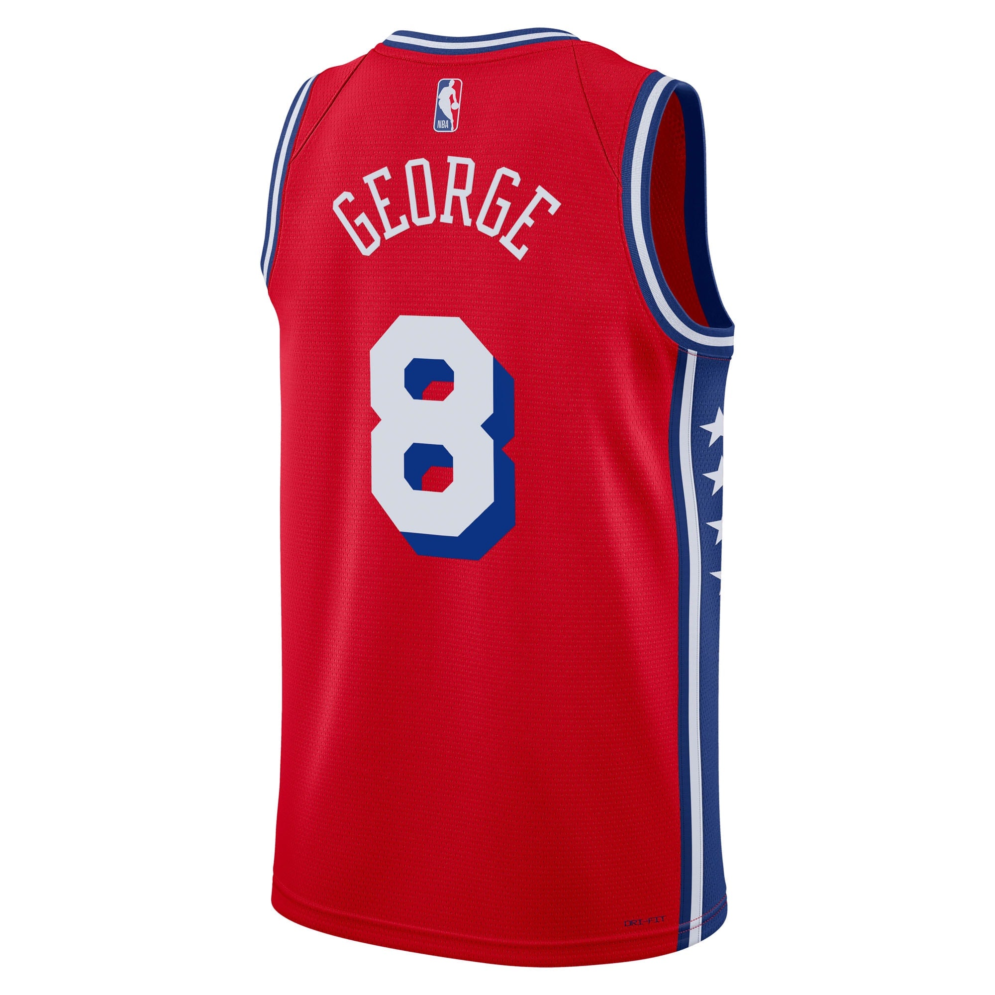 Philadelphia 76ers Jordan Brand Statement Edition Swingman Jersey - Red - Paul George - Unisex