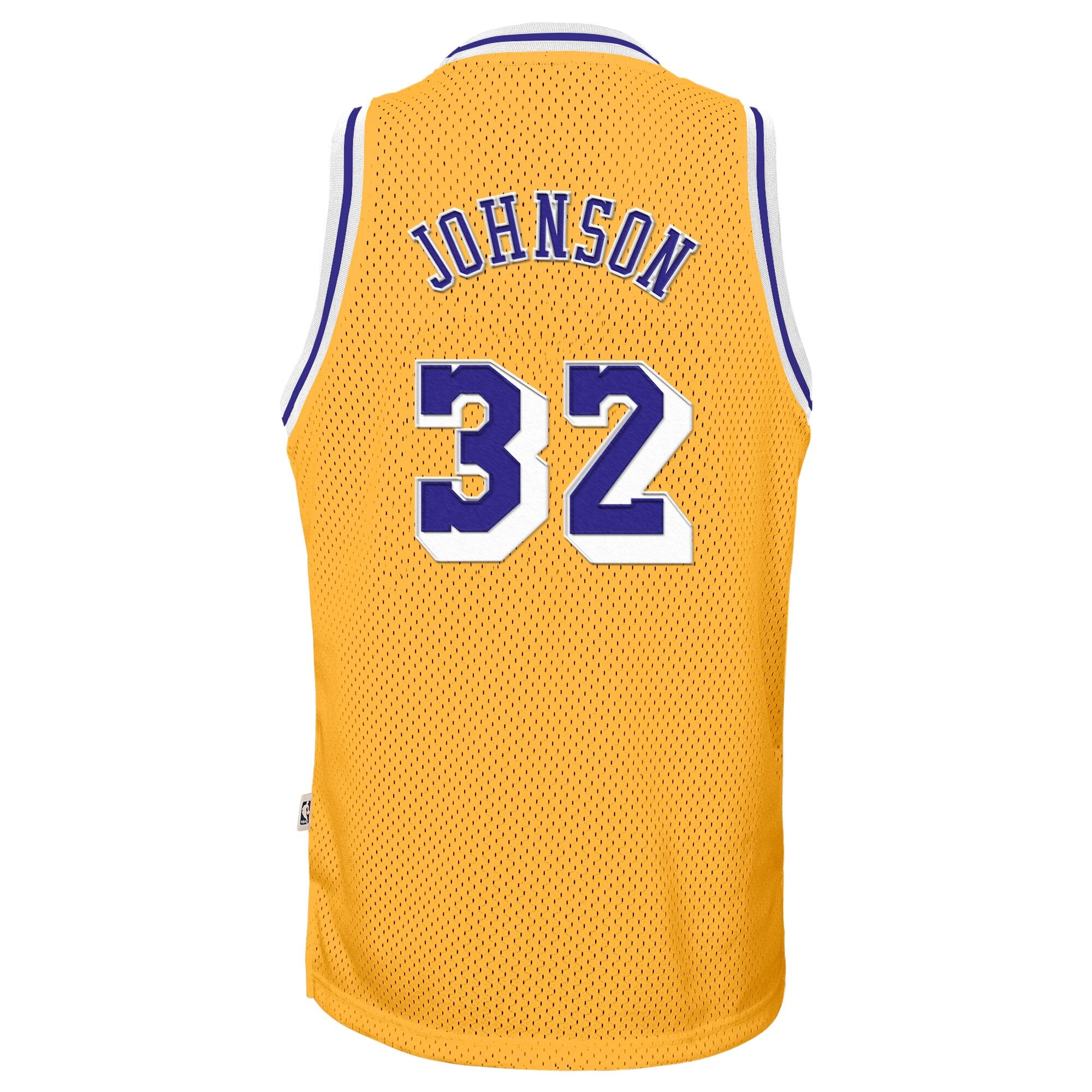 Los Angeles Lakers Magic Johnson 1984-85 Hardwood Classics Home Swingman Jersey - Light Gold - Youth