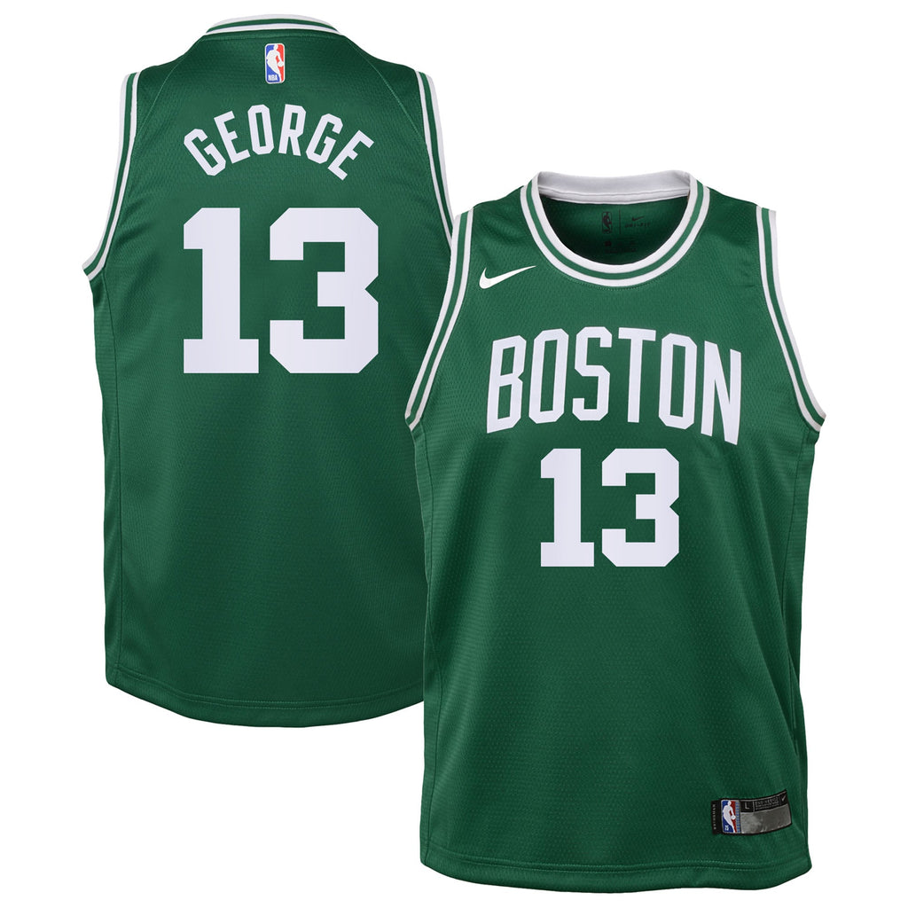 Boston Celtics Nike Icon Edition Swingman Jersey - Kelly Green - Paul George - Youth