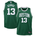 Boston Celtics Nike Icon Edition Swingman Jersey - Kelly Green - Paul George - Youth