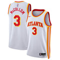 Atlanta Hawks Nike Association Edition Swingman Jersey - White - CJ McCollum - Unisex
