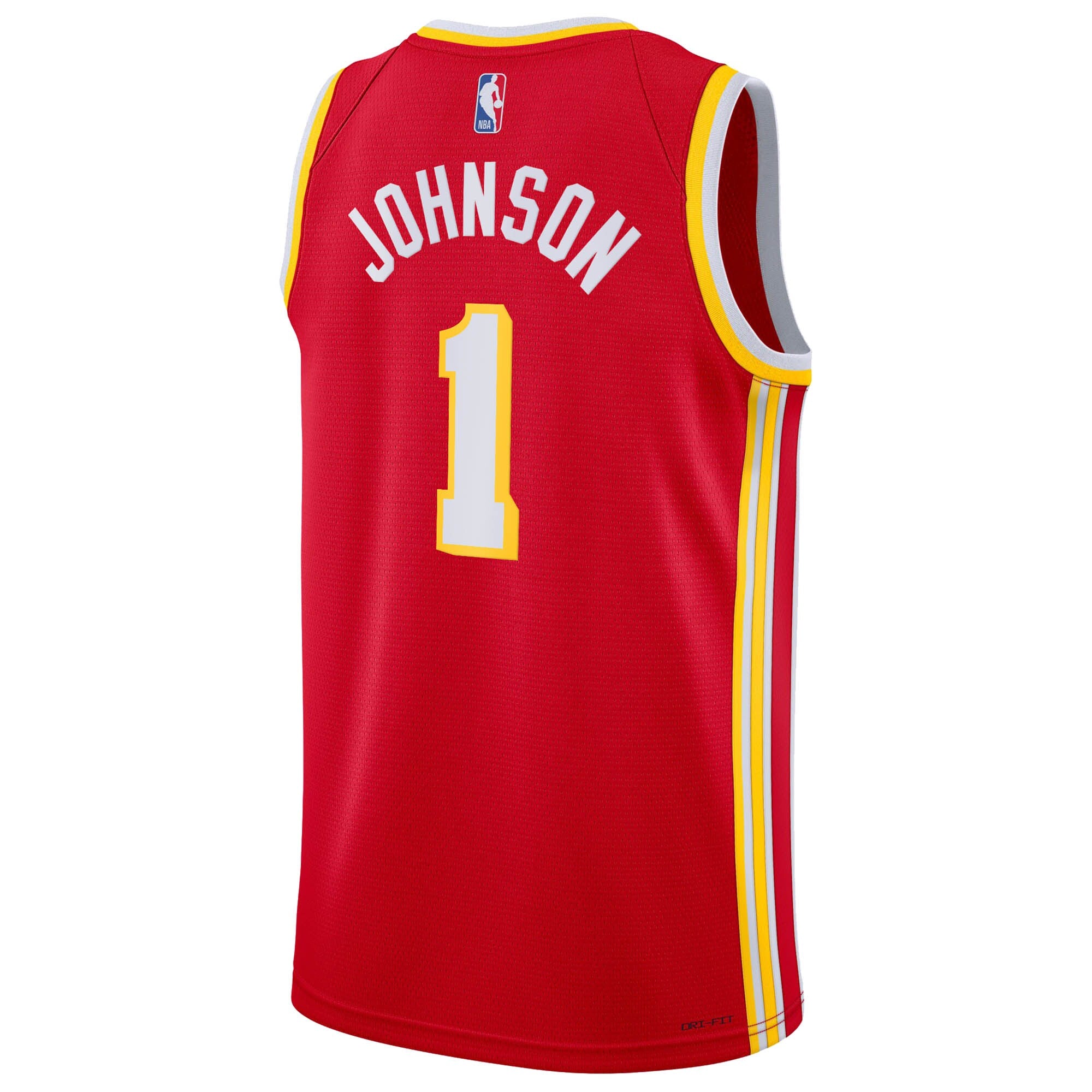 Atlanta Hawks Nike Icon Edition Swingman Jersey - Red - Jalen Johnson - Youth