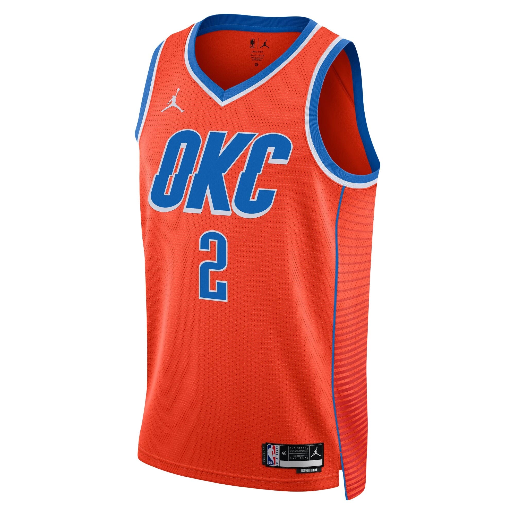 Oklahoma City Thunder Nike Replica Statement Swingman Jersey - Shai Gilgeous-Alexander - Unisex