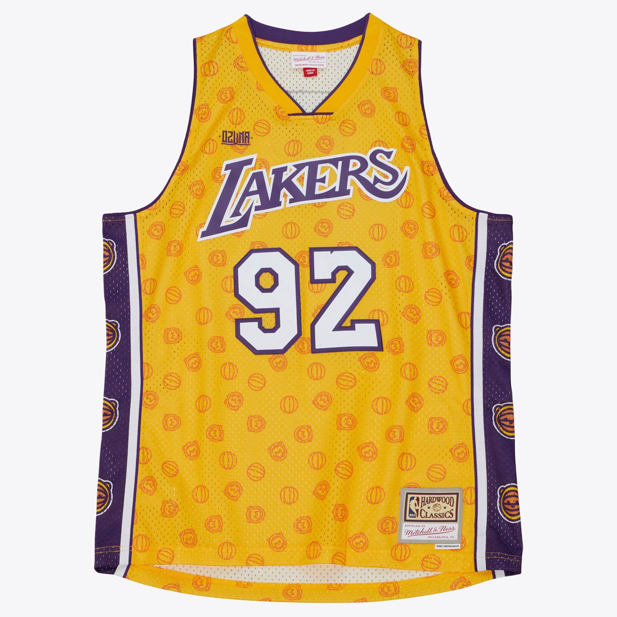 Los Angeles Lakers Mitchell & Ness x Ozuna Swingman Jersey