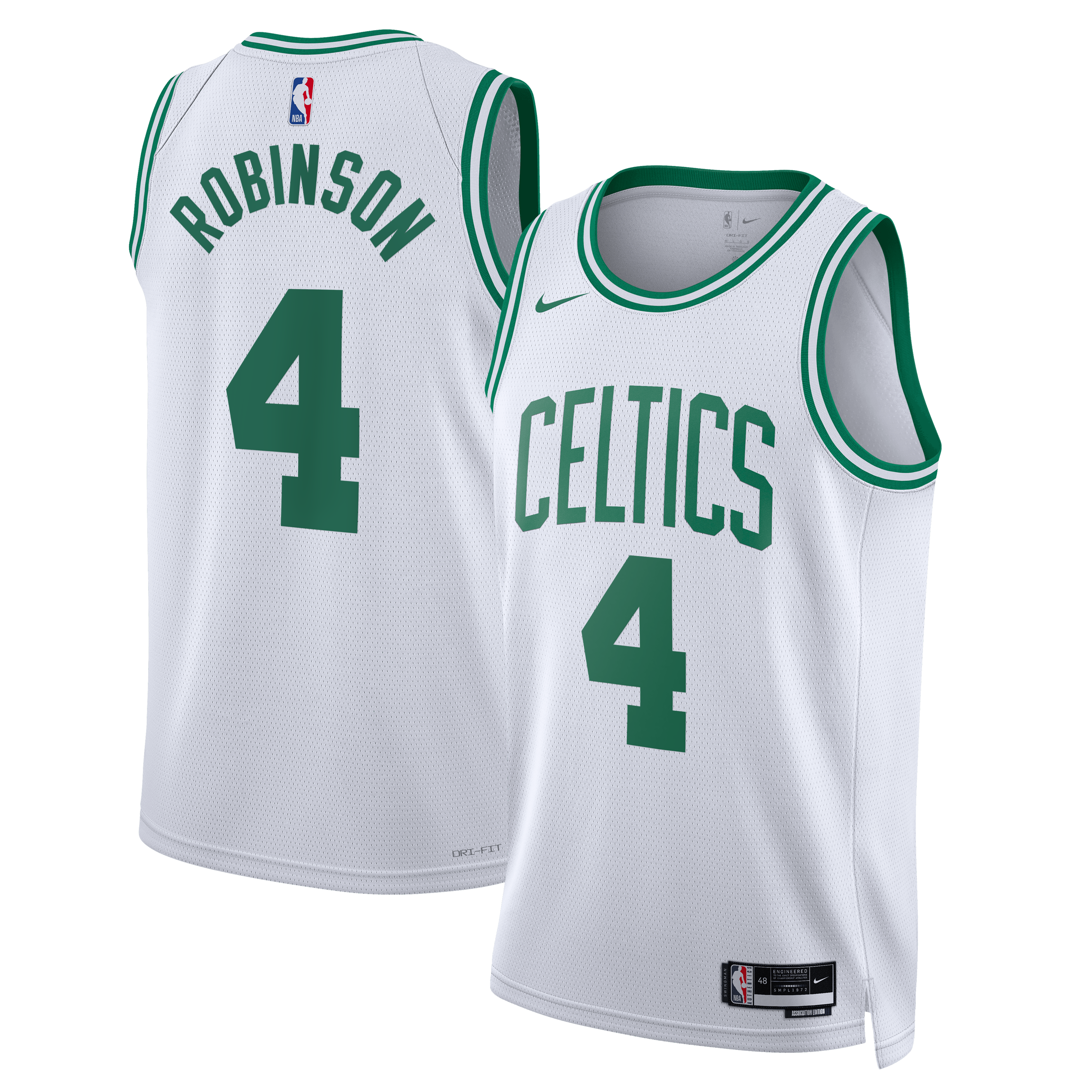 Boston Celtics Association Edition Swingman Jersey - White - Mitchell Robinson - Unisex