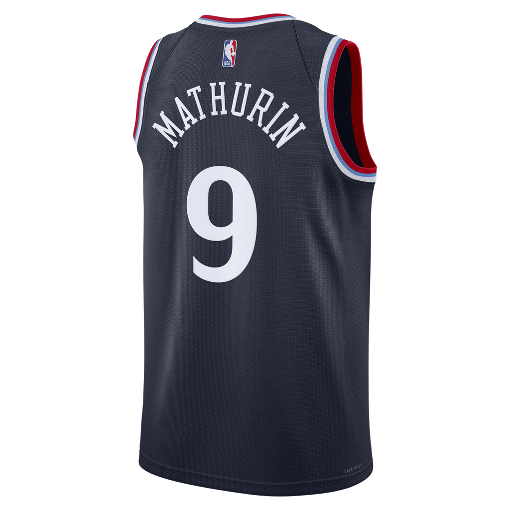 Los Angeles Clippers Nike Replica Icon Edition Swingman Jersey - Navy - Bennedict Mathurin - Youth