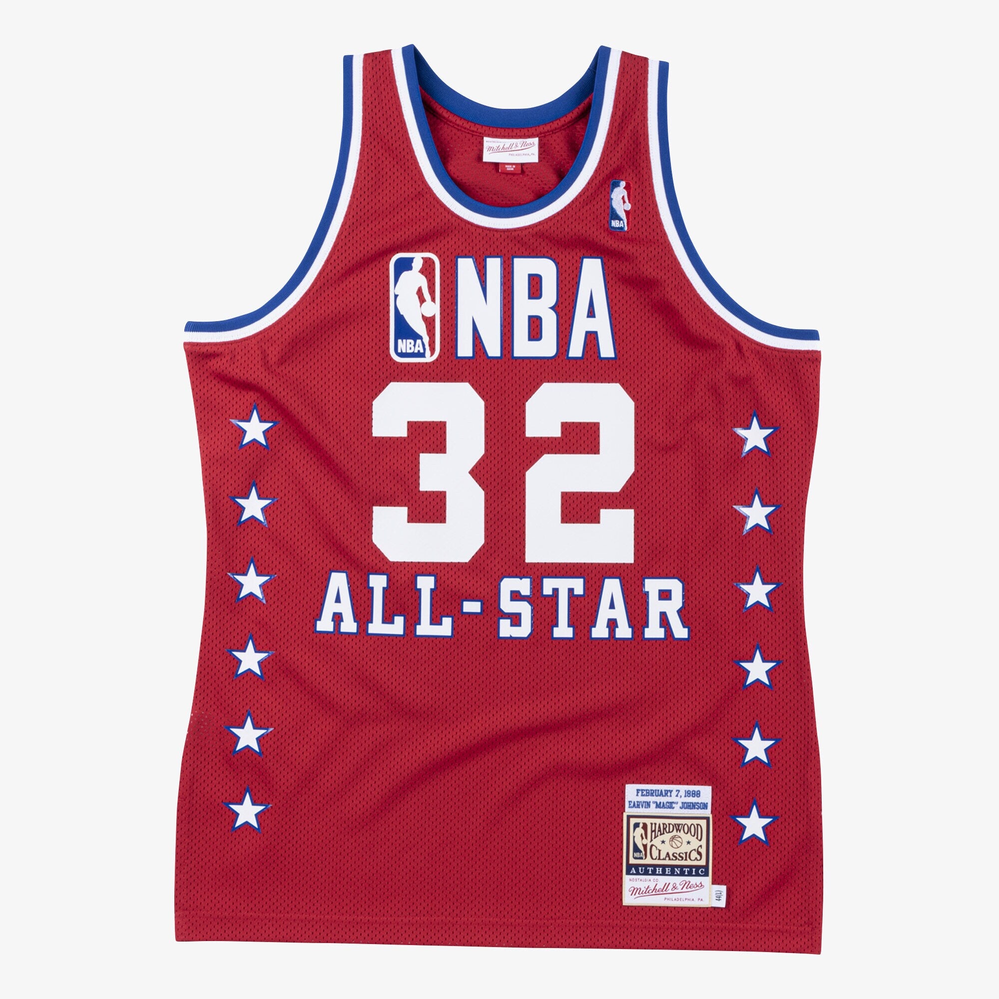 NBA All-Star West Mitchell & Ness Authentic Jersey Magic Johnson 1988