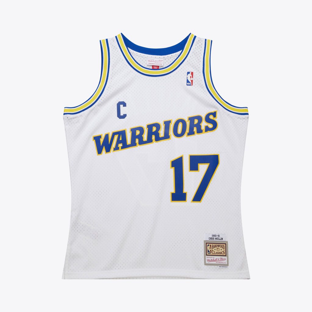 Golden State Warriors Mitchell & Ness Swingman Jersey 1990 Chris Mullin