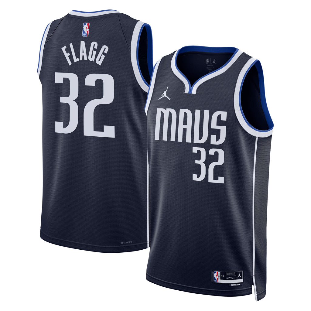 Dallas Mavericks  Jordan Brand Statement Edition Swingman Jersey NBA 2025 First Round Draft Pick - Navy - Cooper Flagg - Unisex