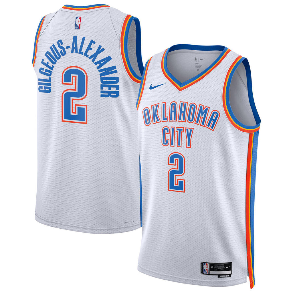 Oklahoma City Thunder Nike Association Swingman Jersey - Gilgeous-Alexander - Unisex