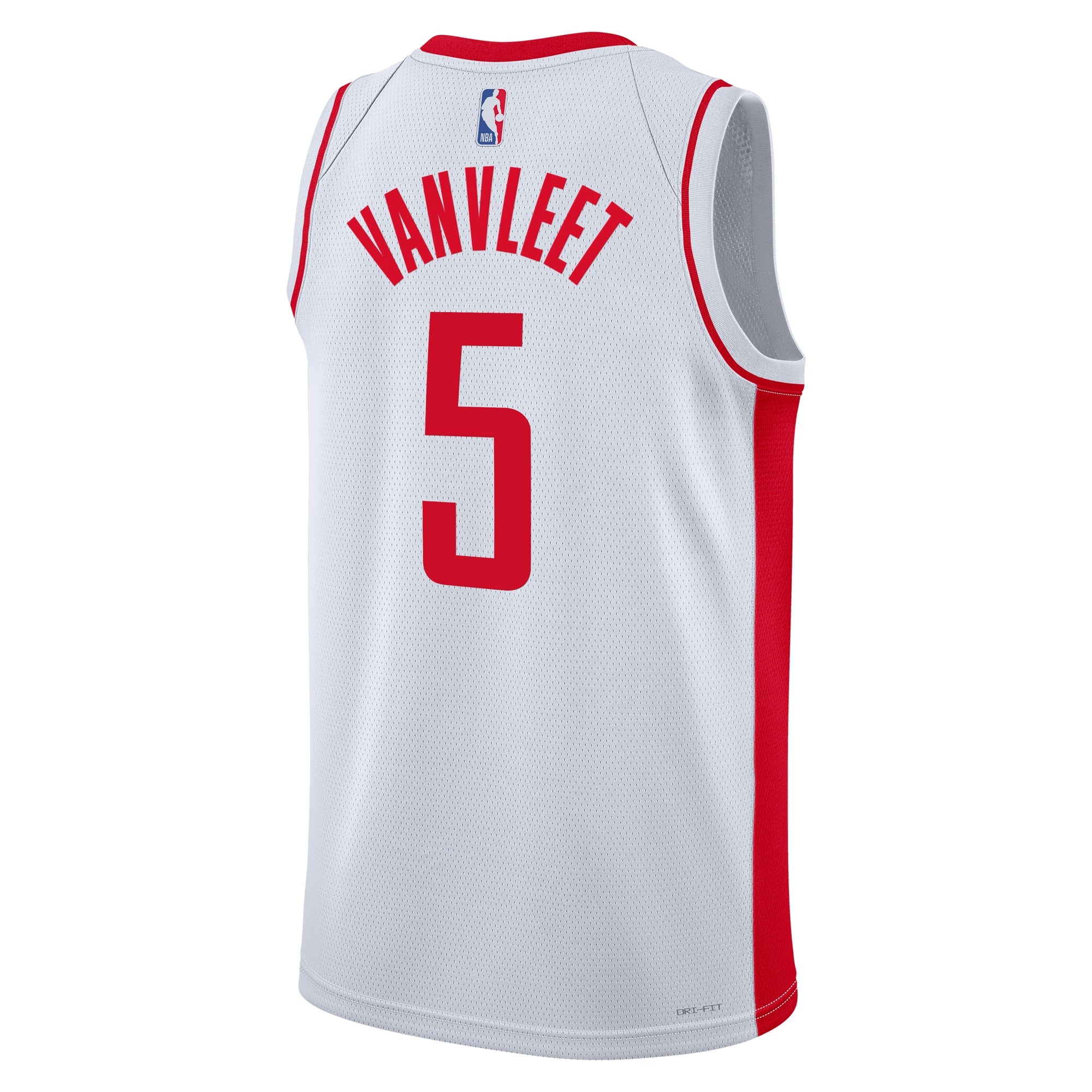Houston Rockets Nike Association Edition Swingman Jersey - White - Fred VanVleet - Unisex