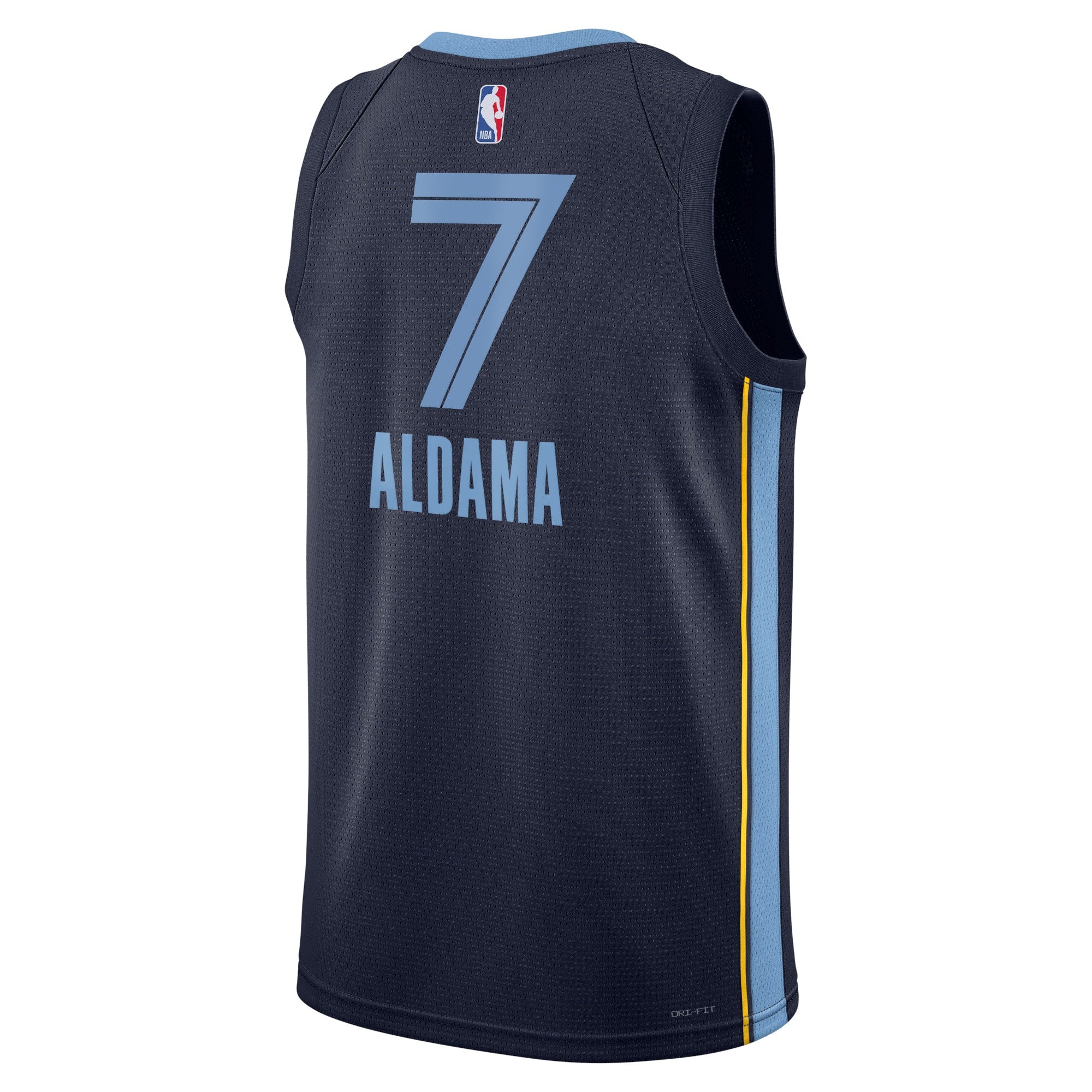 Memphis Grizzlies Nike Icon Edition Swingman Jersey - Navy - Santi Aldama - Unisex