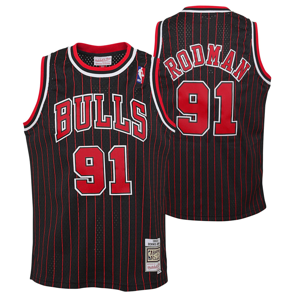 Chicago Bulls Mitchell & Ness Hardwood Classic Alternate Jersey - Youth
